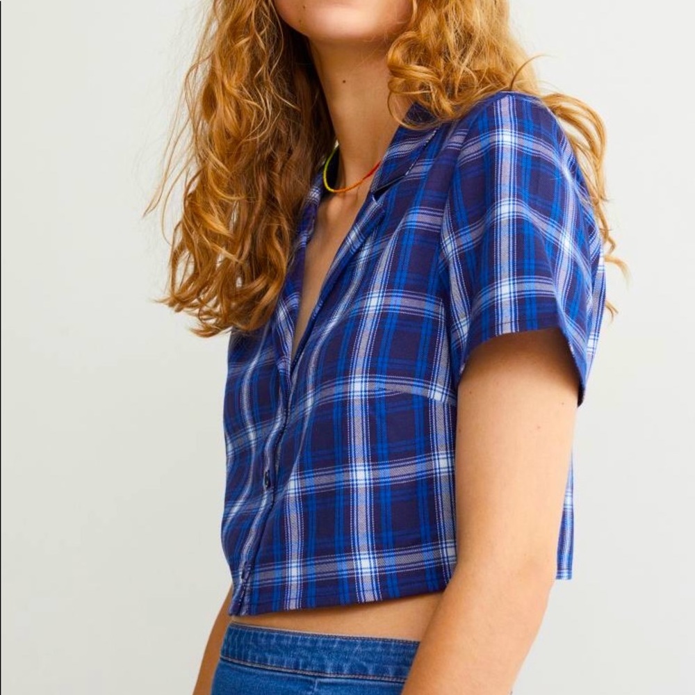 H&M checkered top